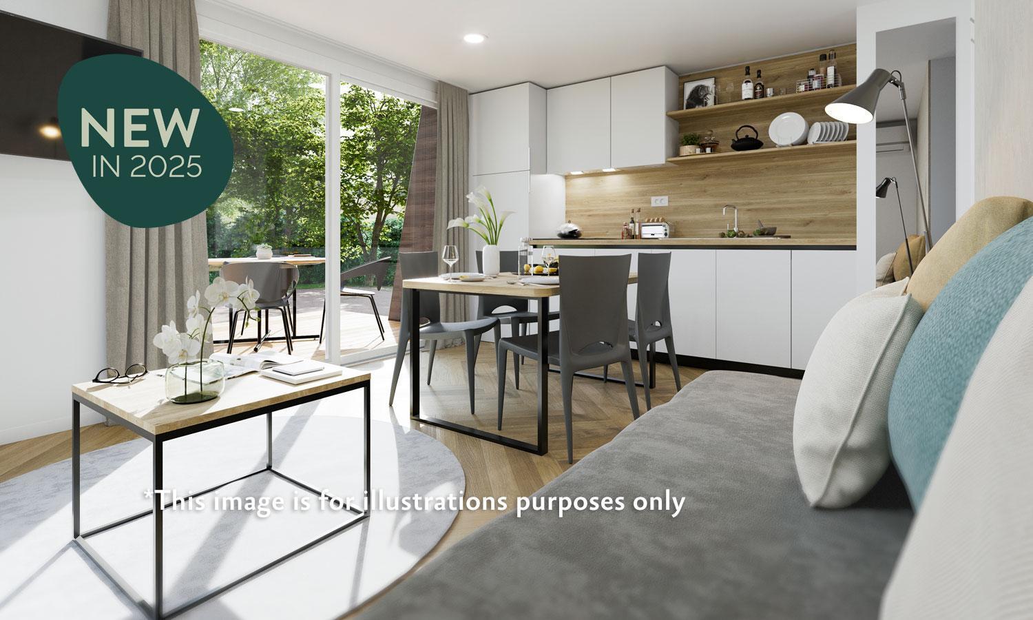 Aminess Style Glamping Villas & Holiday Homes Atea Njivice Exterior foto Interior of a typical apartment